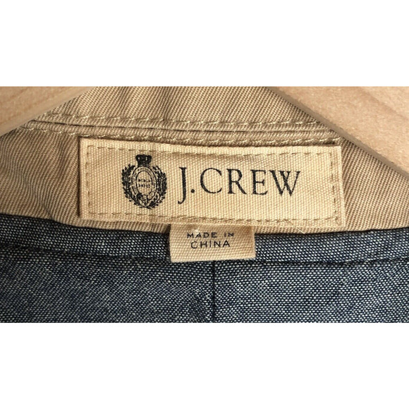 J. CREW‎ Ludlow Jacket Sz L Khaki Tan Preppy Blazer Sport Coat Unstructured EUC - Picture 3 of 15
